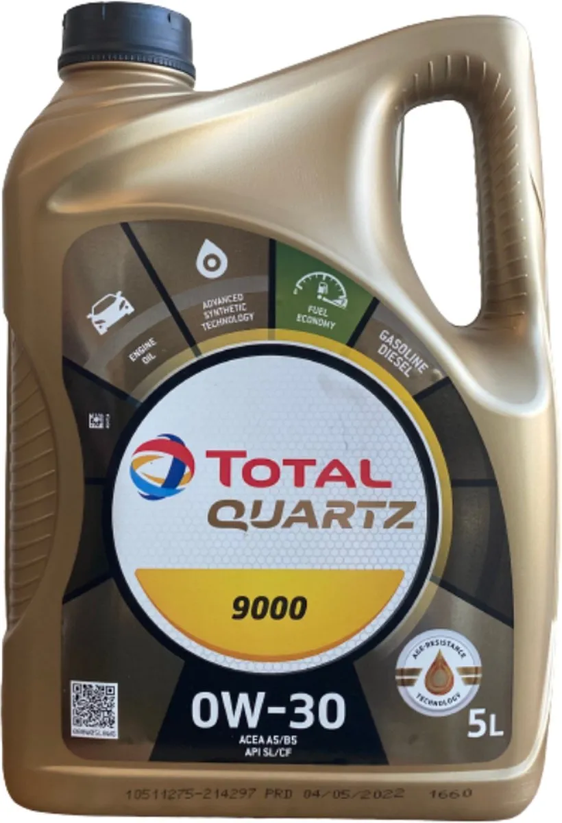 Total Quartz 9000 0W-30 Motorolie 5L