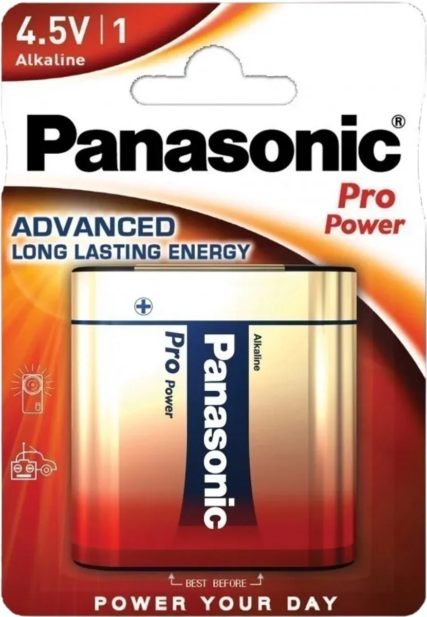 Panasonic 3LR12PPG Batterij 4000mAh