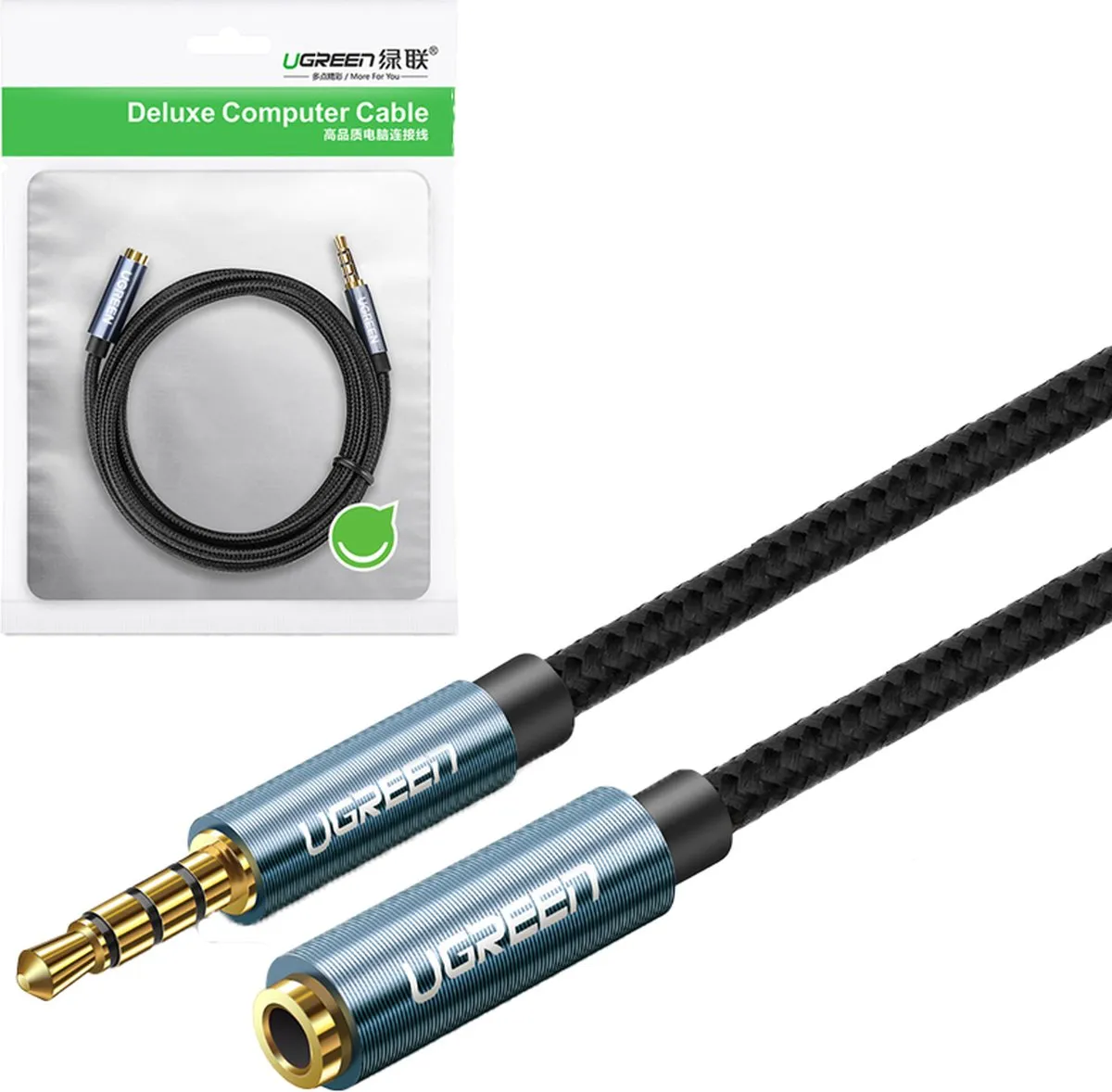 UGREEN AUX Verlengkabel 3,5mm 1,5m