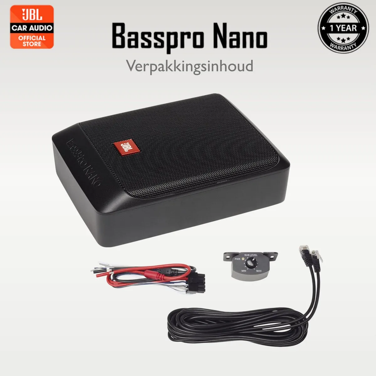 JBL BassPro Nano Subwoofer 200W - Zwart