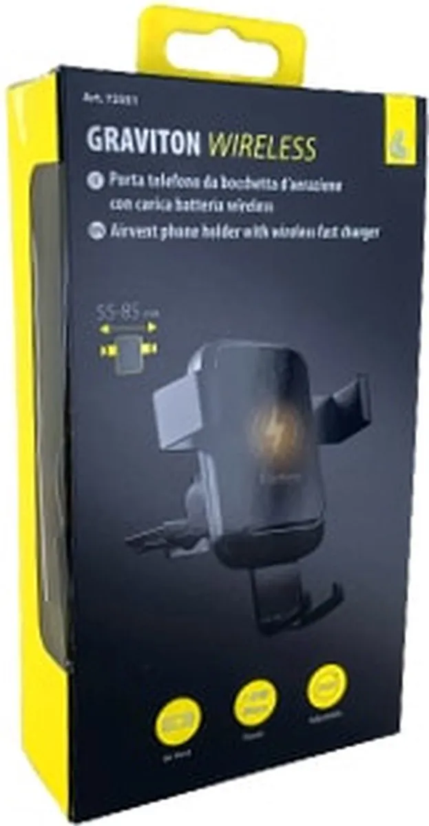 Lampa Graviton 72551 Draadloze Autolader - Zwart