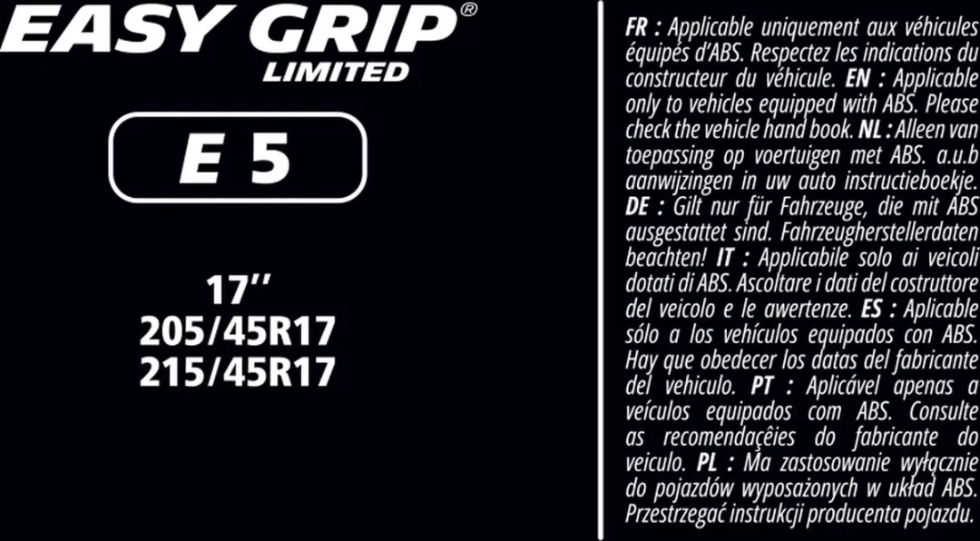 Michelin Easy Grip EG-E5 Sneeuwkettingen - 205/45-215/45 R17