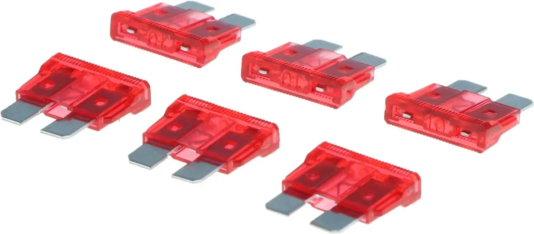 Carpoint Steekzekering 10A - 6 Stuks - Rood - afbeelding 6 van 6