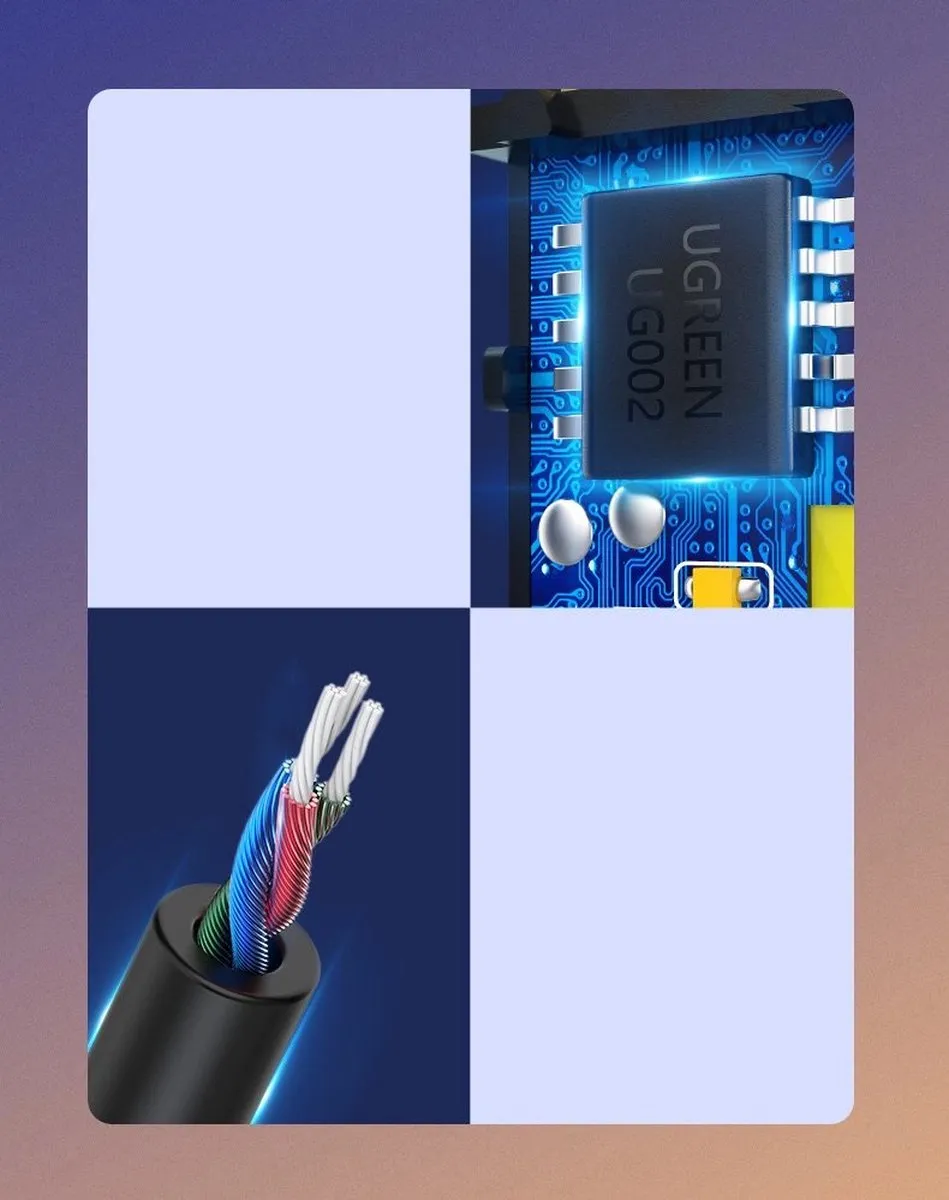 Ugreen Bluetooth 5.0 Geluidsontvanger USB-Audioadapter AUX - Zwart