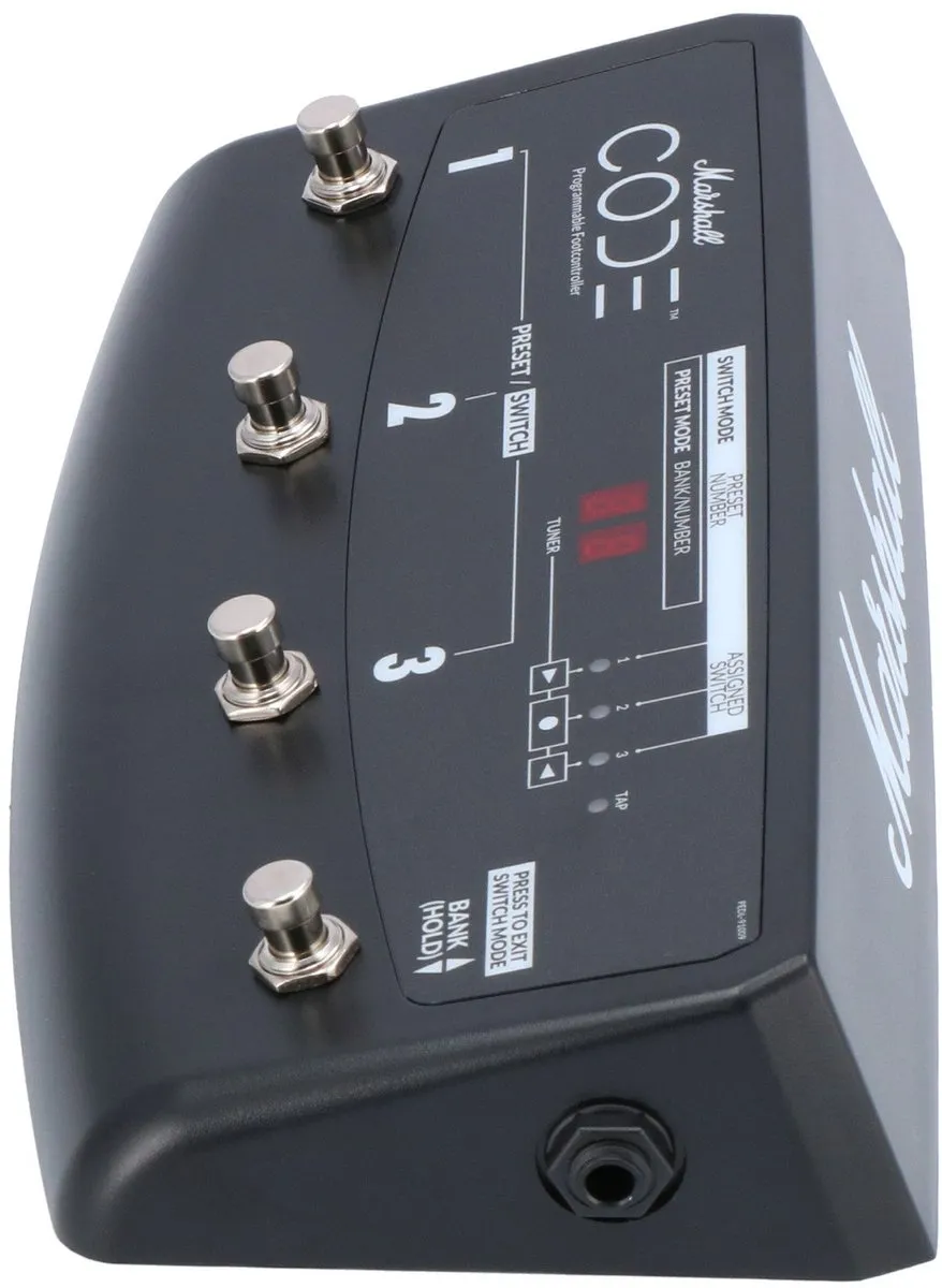 Marshall PEDL-91009 4-Way Latching Footswitch (CODE Series) - Voetschakelaar voor gitaarversterkers