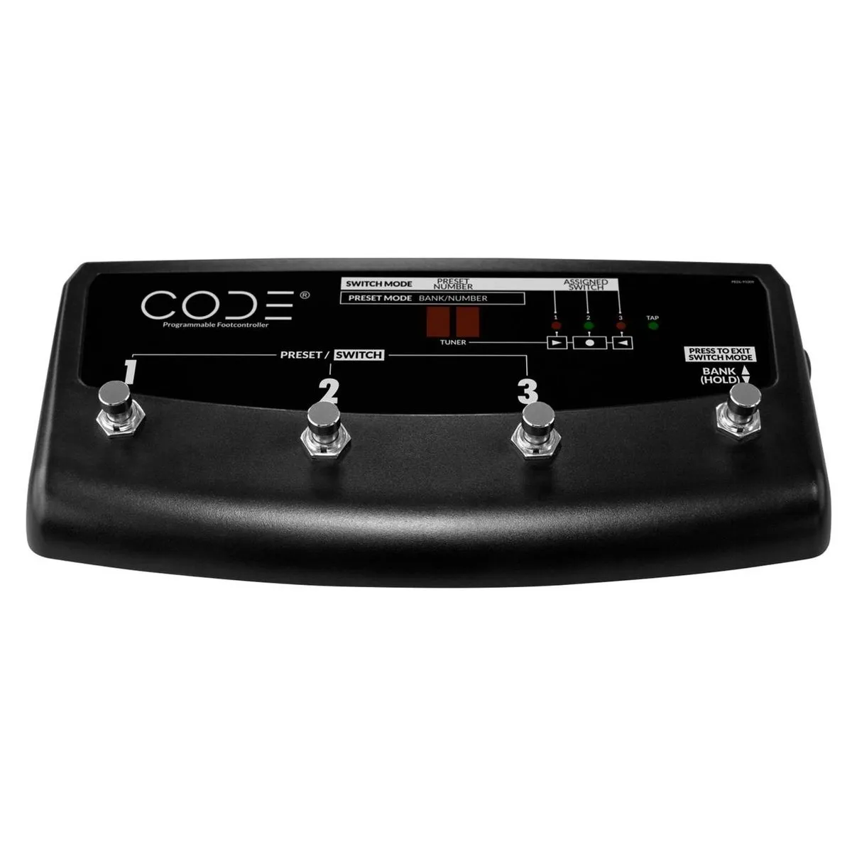 Marshall PEDL-91009 4-Way Latching Footswitch (CODE Series) - Voetschakelaar voor gitaarversterkers