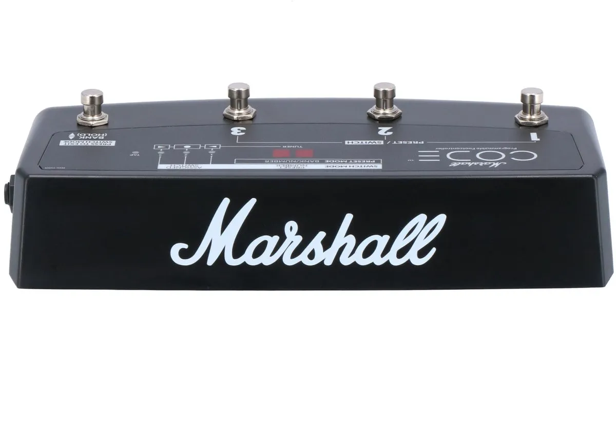 Marshall PEDL-91009 4-Way Latching Footswitch (CODE Series) - Voetschakelaar voor gitaarversterkers