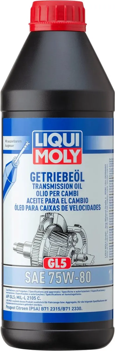 Liqui Moly Transmissieolie GL5 75W80