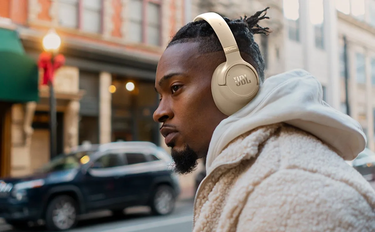 JBL Tune 780NC Draadloze Noise Cancelling Koptelefoon - Beige