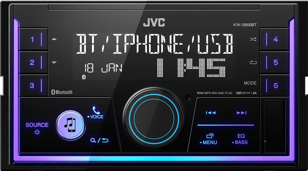 JVC KW-X850BT Autoradio