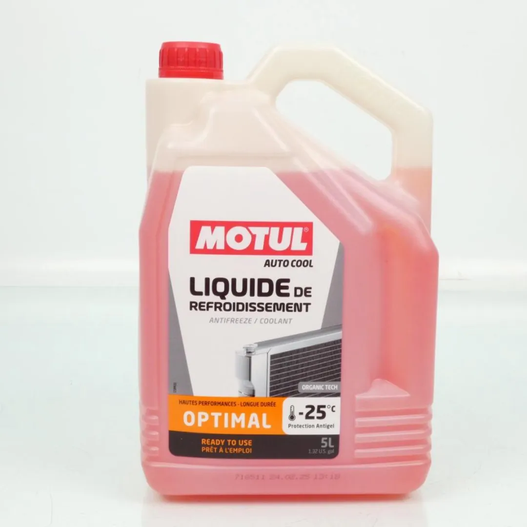 Motul Cool Optimal Organic Tech Koelvloeistof -25°C 5L