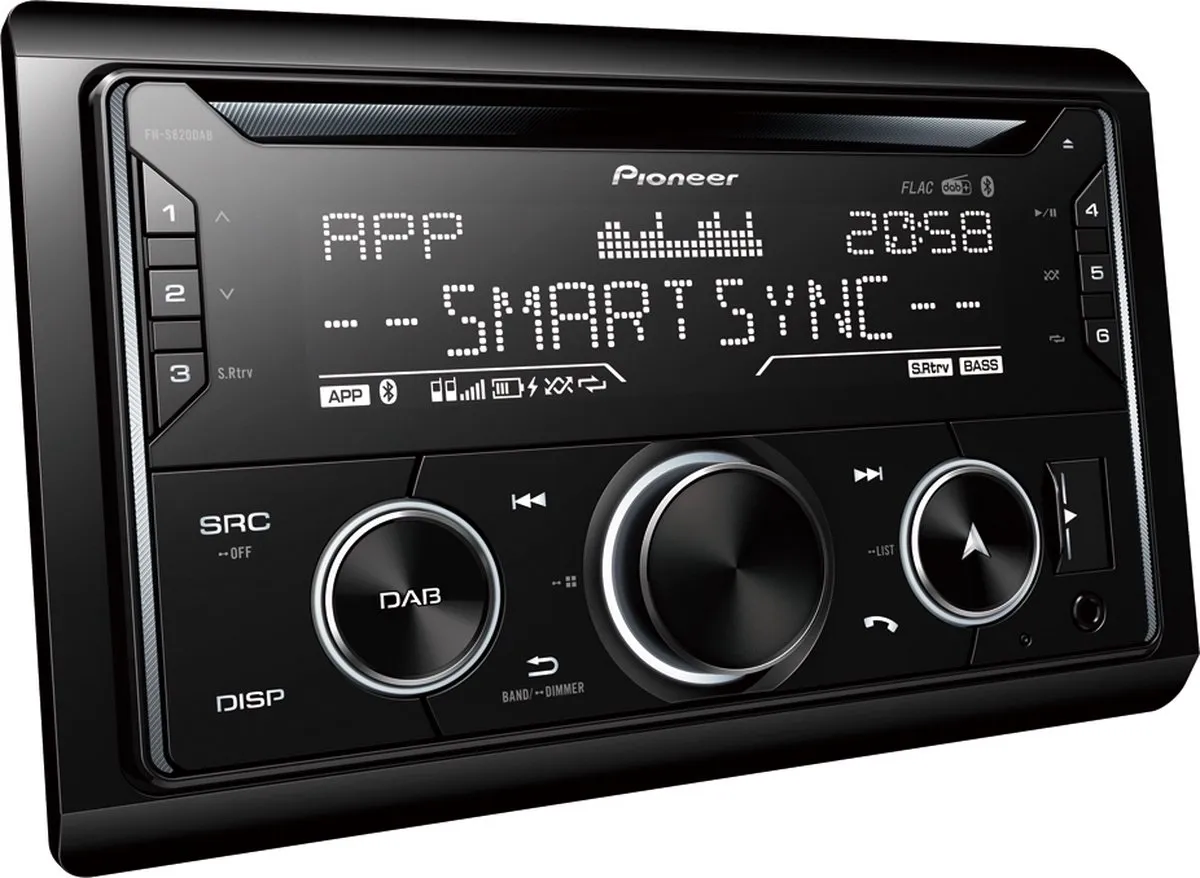 Pioneer FH-S820DAB Autoradio - 4x50W - Zwart