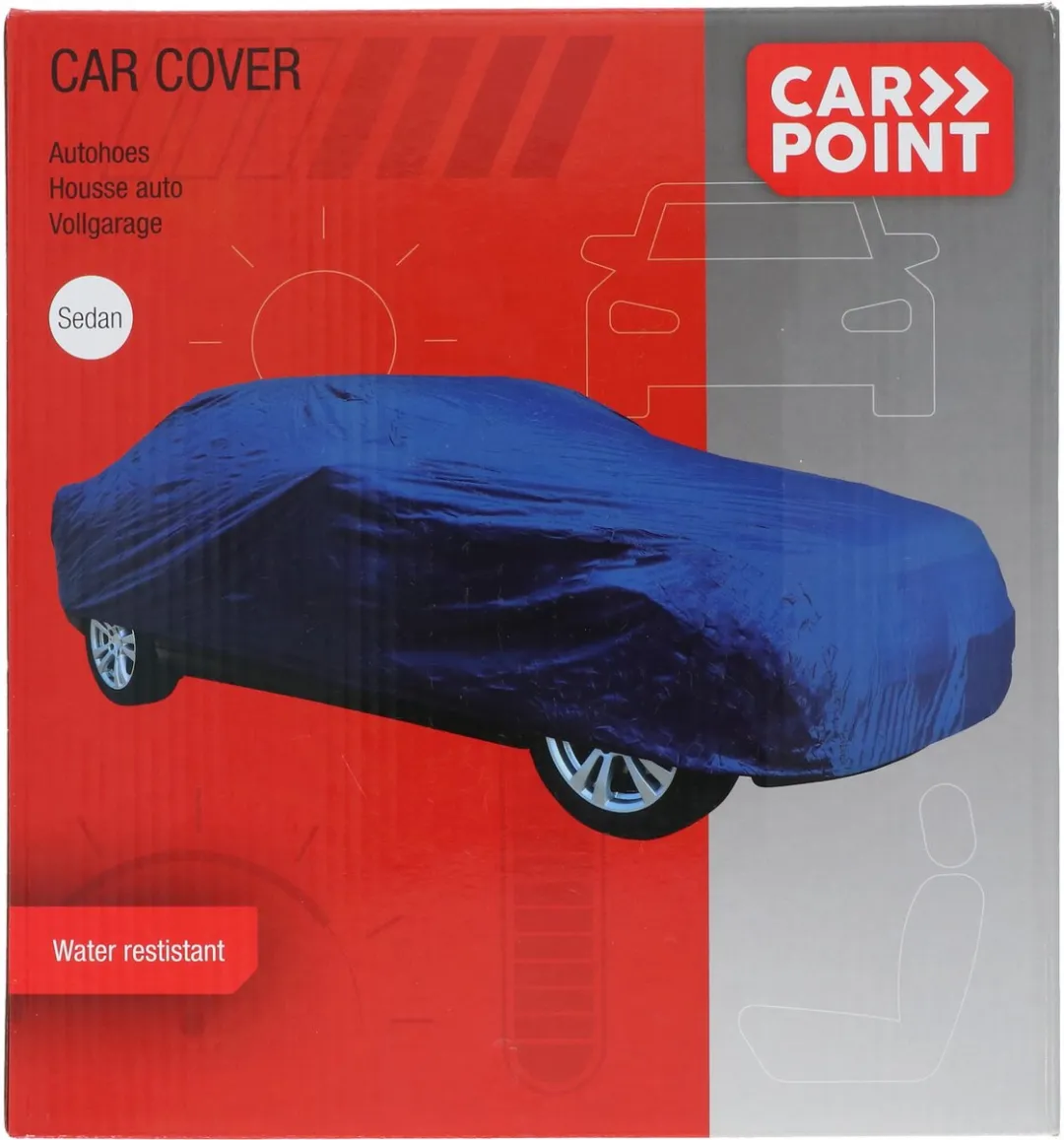 Carpoint Autohoes Polyester Small - 408x146x115cm - Blauw