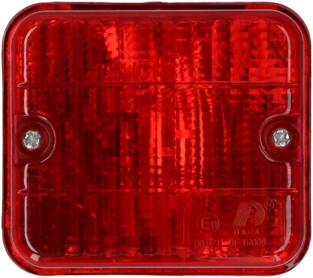 Carpoint Mistachterlicht Aanhanger 7x8cm - Rood - afbeelding 6 van 6