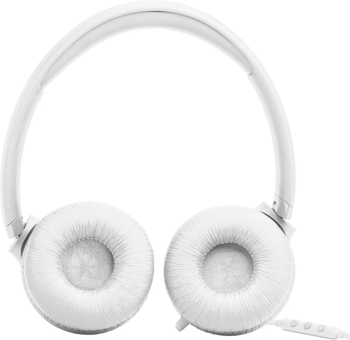 JBL Tune 530 USB-C - USB C Koptelefoon - Bedrade On-ear Headset voor iPhone 15, 16 & 17 - Met Microfoon - JBL Pure Bass - Samsung & Laptop - Wit