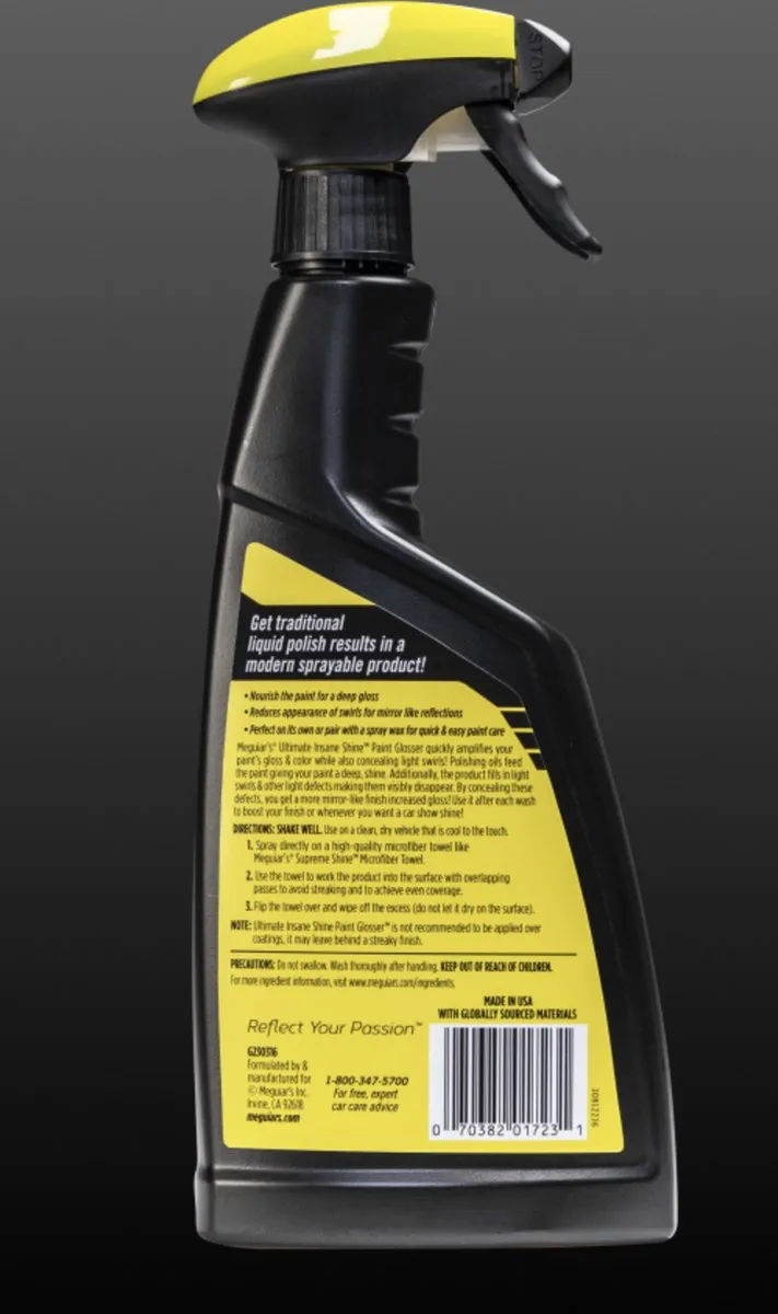 Meguiars Ultimate Insane Shine Paint Glosser G230316 - 473ml