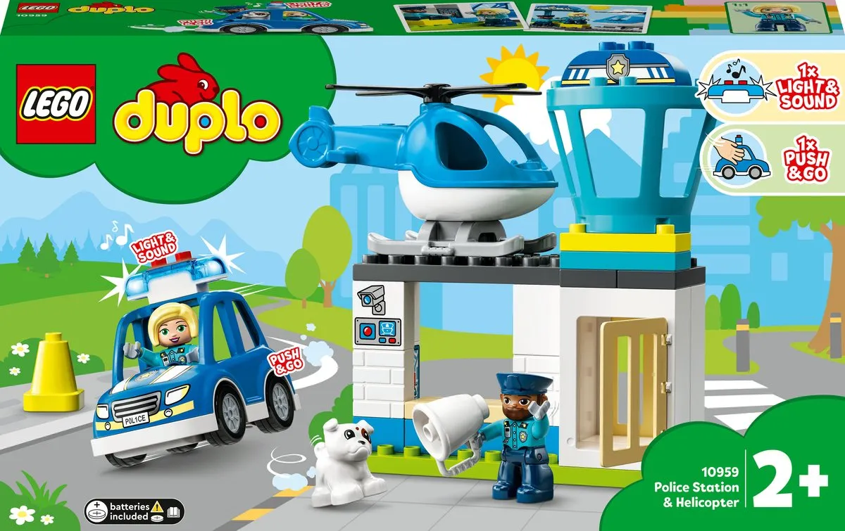 LEGO DUPLO Politiebureau & Helikopter 10959