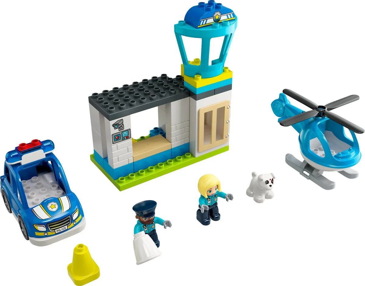 LEGO DUPLO Politiebureau & Helikopter 10959 - 40 Stukken - afbeelding 4 van 6