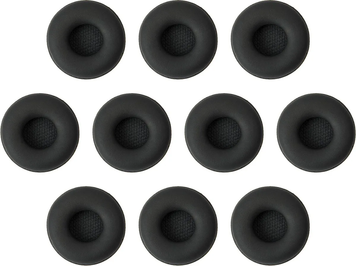 Jabra Earcushion Leatherette BIZ 2400 II - 10 Stuks - Zwart