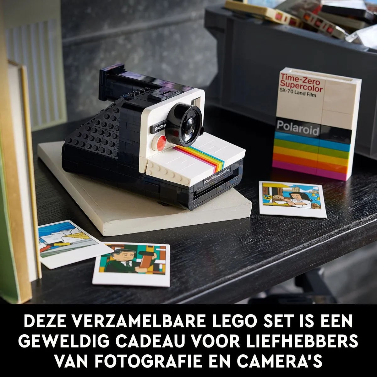 LEGO Ideas Polaroid OneStep SX-70 Camera 21345 - 516 Stukken - afbeelding 6 van 6