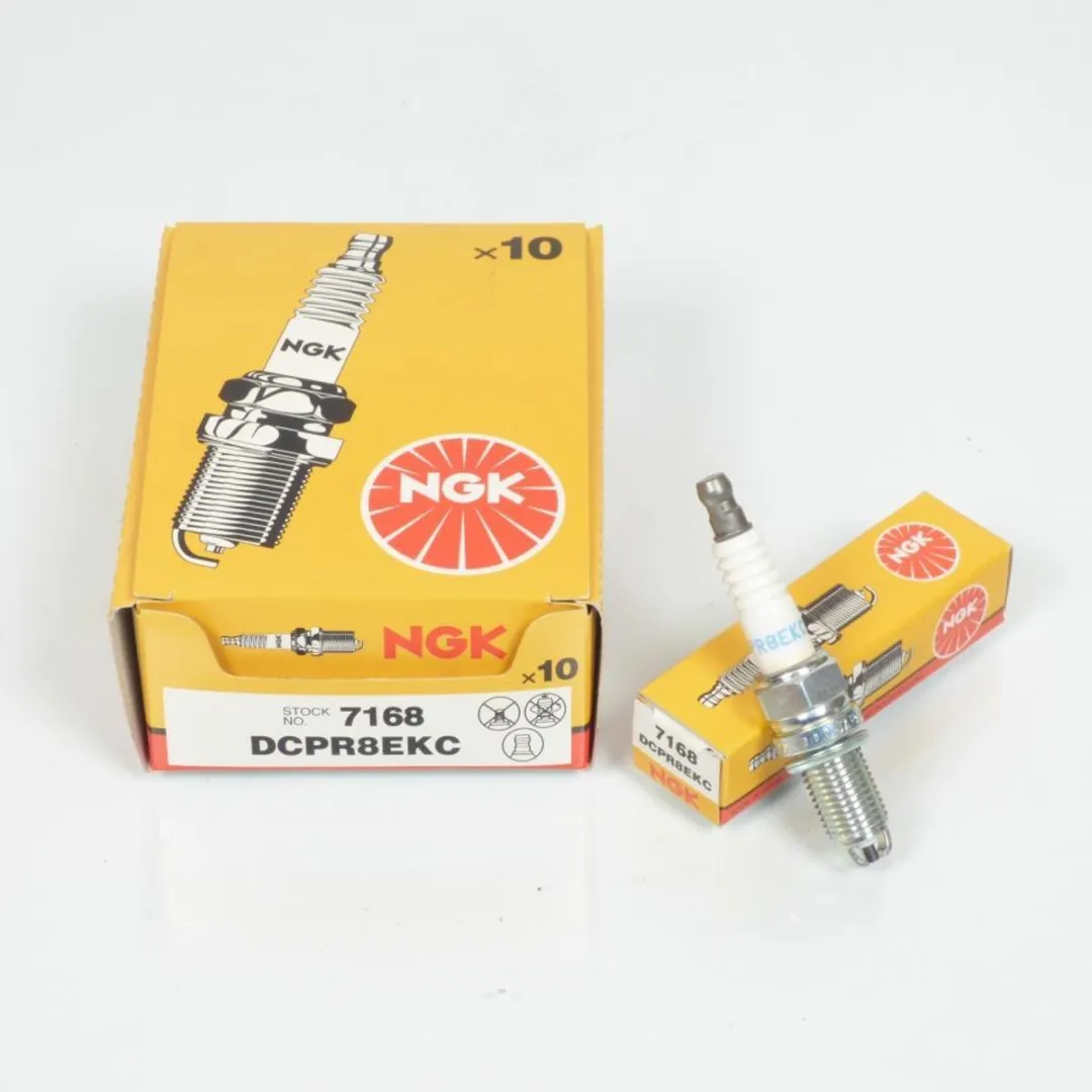 NGK Bougie 1584 voor Harley-Davidson FLSTFB Fat Boy 2010-2016 - Wit
