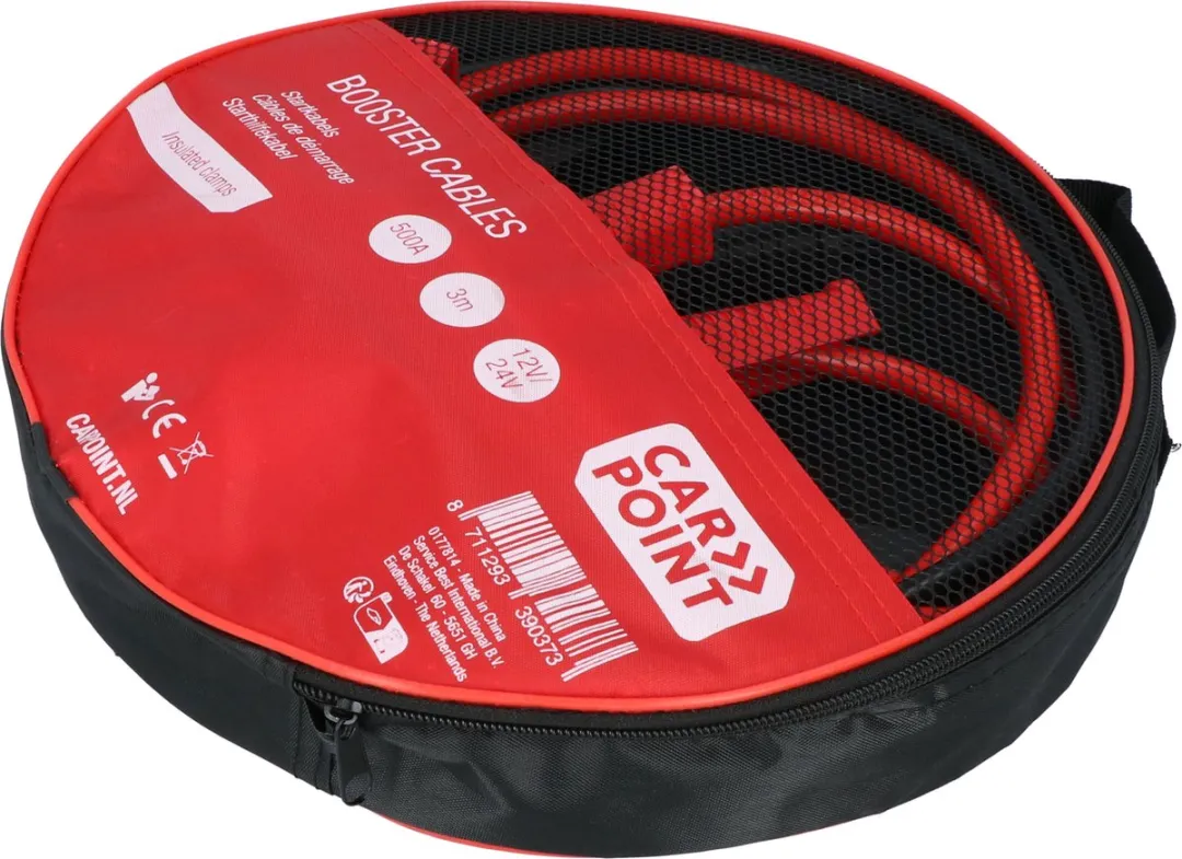 Carpoint Startkabel 500A - 14mm - Zwart/Rood - afbeelding 6 van 6