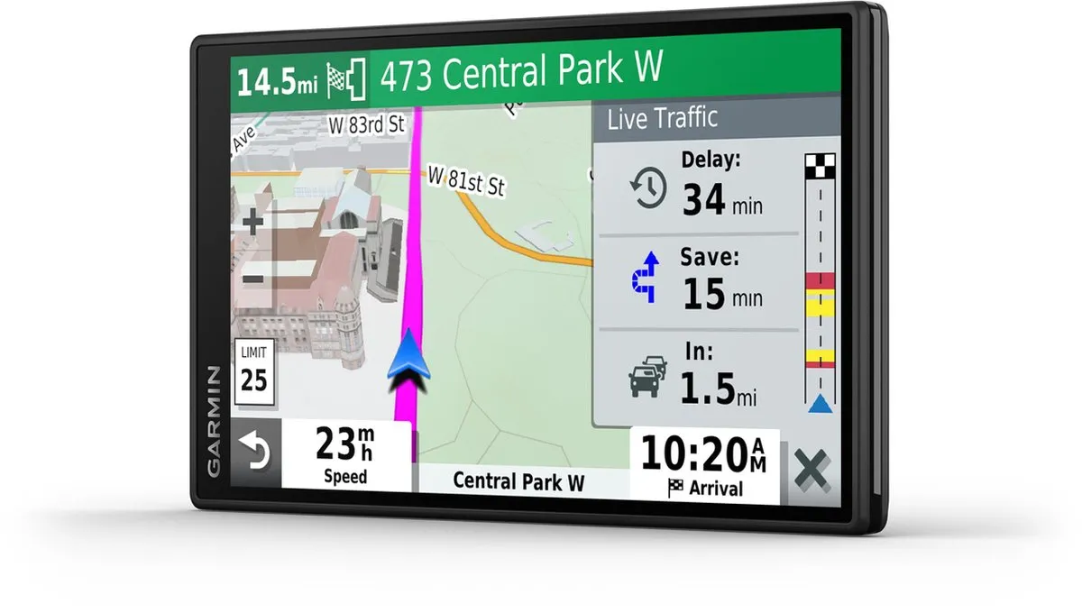 Garmin DriveSmart 55 MT-S Navigatiesysteem - Zwart