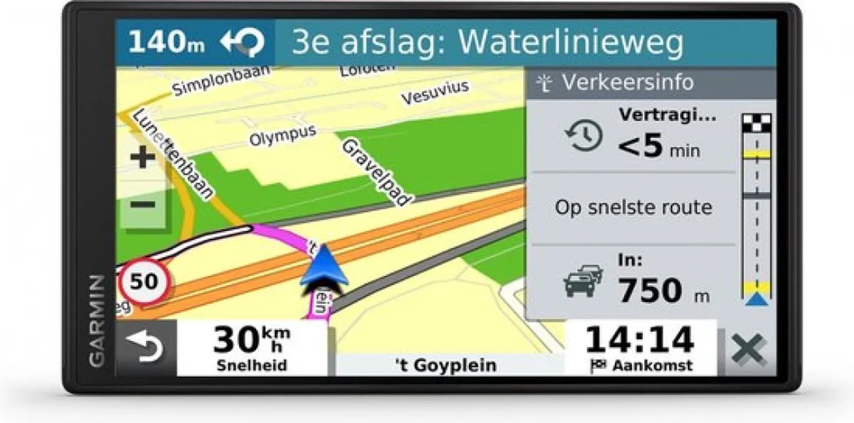 Garmin DriveSmart 55 MT-S Navigatiesysteem - Zwart