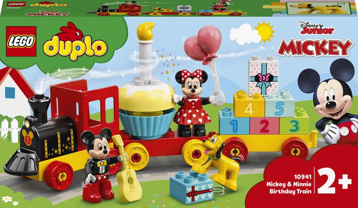 LEGO DUPLO Mickey & Minnie Verjaardagstrein 10941 - 564 Stukken