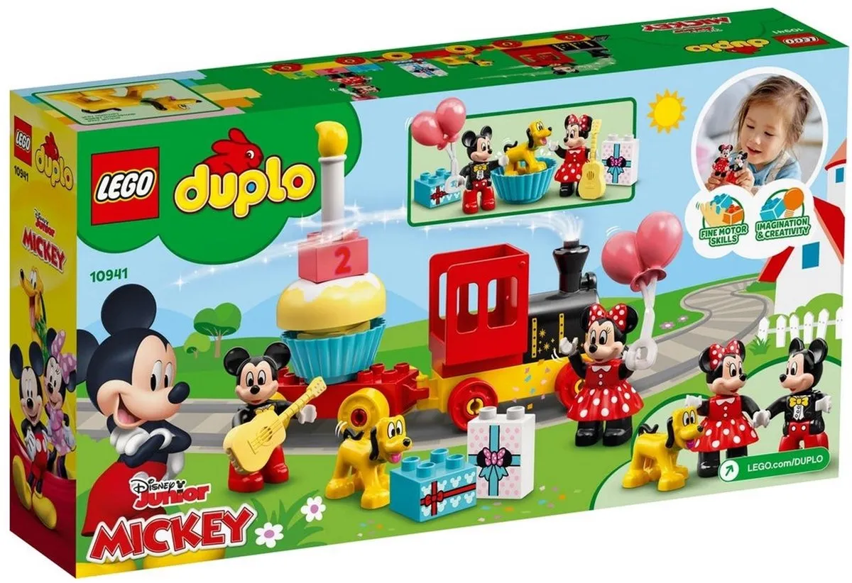 LEGO DUPLO Mickey & Minnie Verjaardagstrein 10941 - 564 Stukken