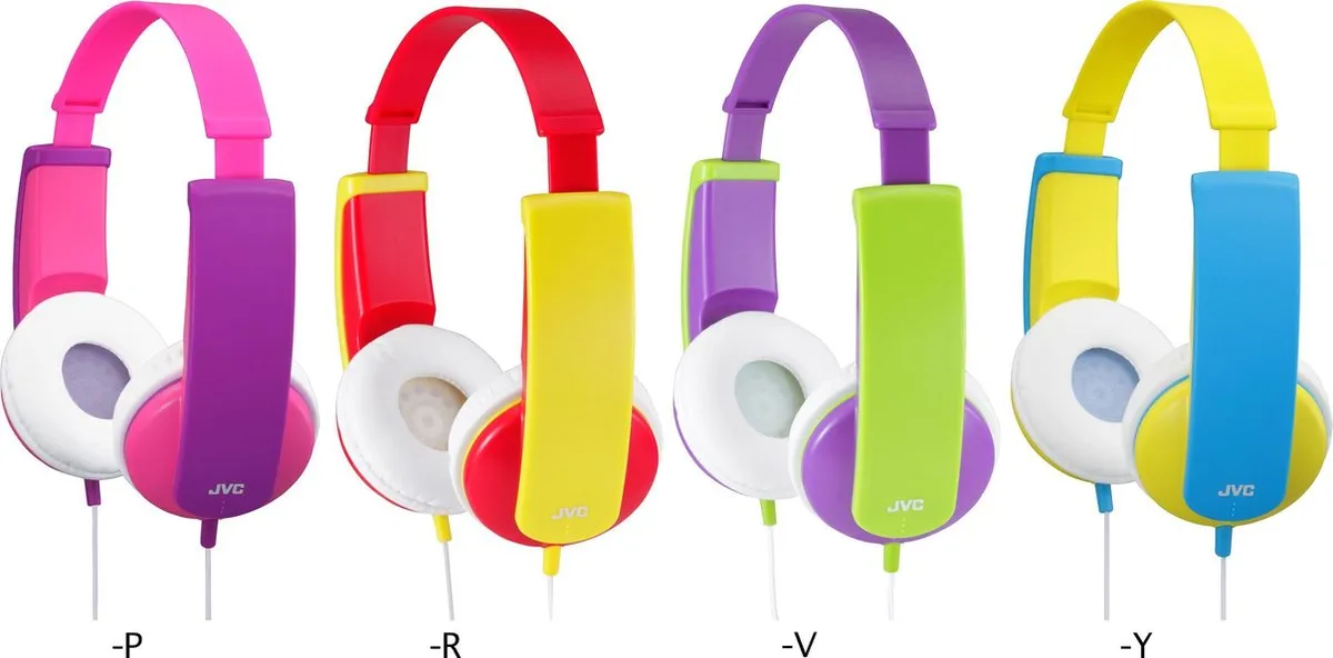 JVC HA-KD5 On-Ear Kids Koptelefoon - Roze/Paars