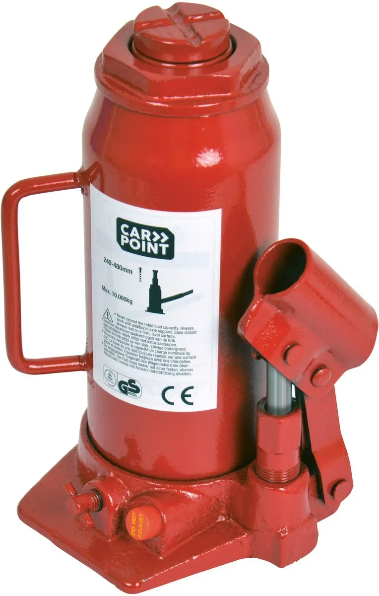 Carpoint Potkrik 10.000 kg Hydraulisch - Rood - afbeelding 6 van 6