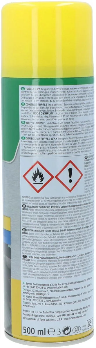 Turtle Wax GL Fresh Shine Citrus Interieurreiniger 500ml