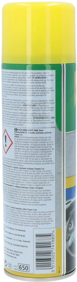 Turtle Wax GL Fresh Shine Citrus Interieurreiniger 500ml - afbeelding 6 van 6