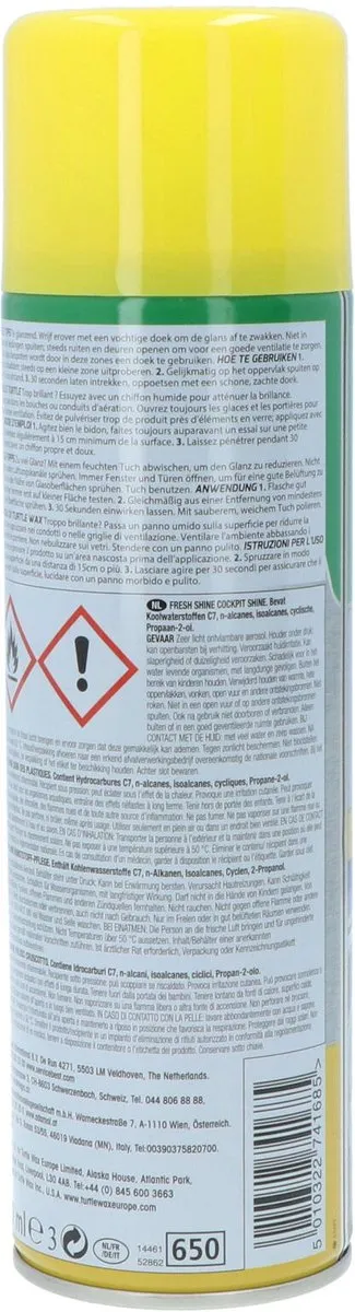 Turtle Wax GL Fresh Shine Citrus Interieurreiniger 500ml