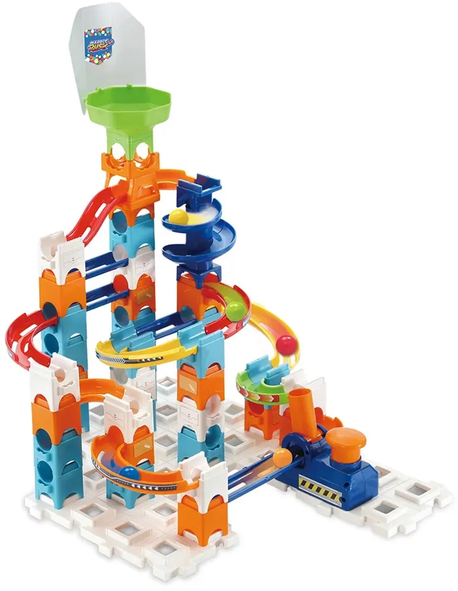 VTech Marble Rush M100E Knikkerbaan - 79 Onderdelen - 10 Knikkers