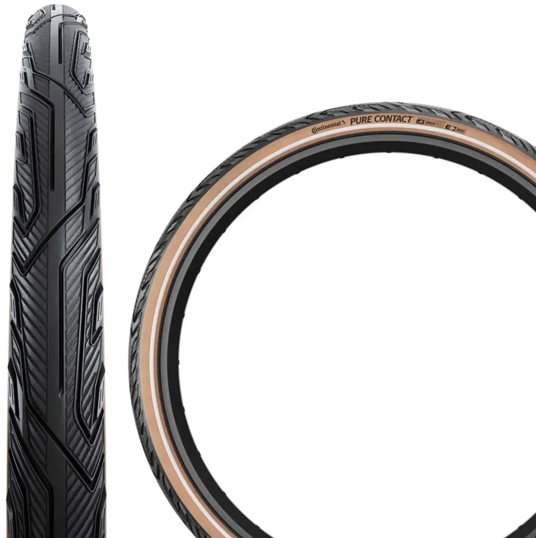 Continental Pure Contact 28x1.75 Urbanband - Bruin - afbeelding 6 van 6