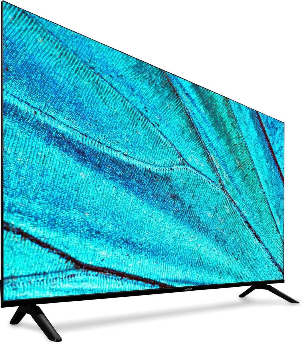 Medion 108cm QLED TV 4K MD 843601 - Dolby Vision/Atmos - Zwart