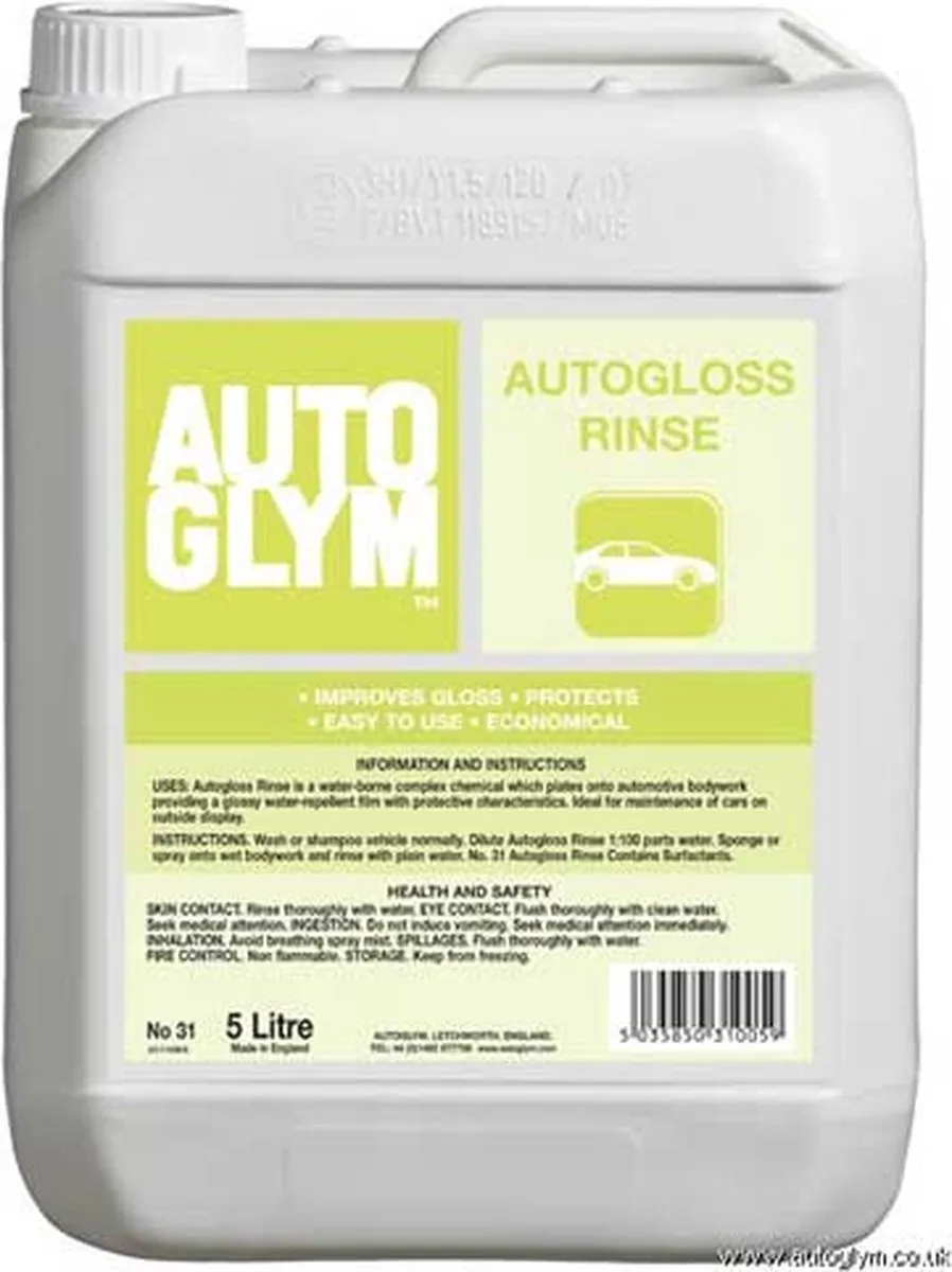 Autoglym Autogloss Rinse 5L