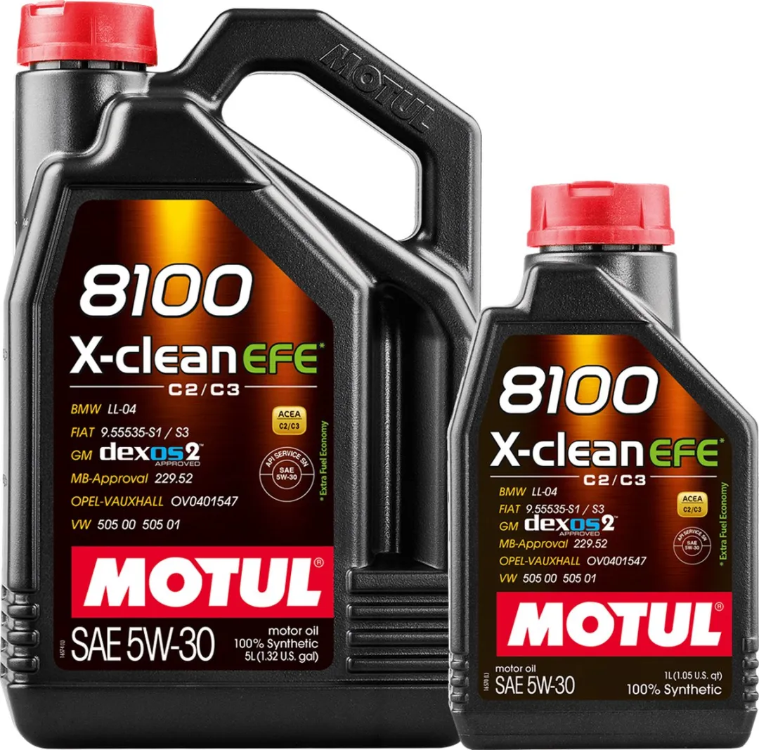 Motul Oil 8100 X-Clean EFE 5W30 Motorolie - 5L