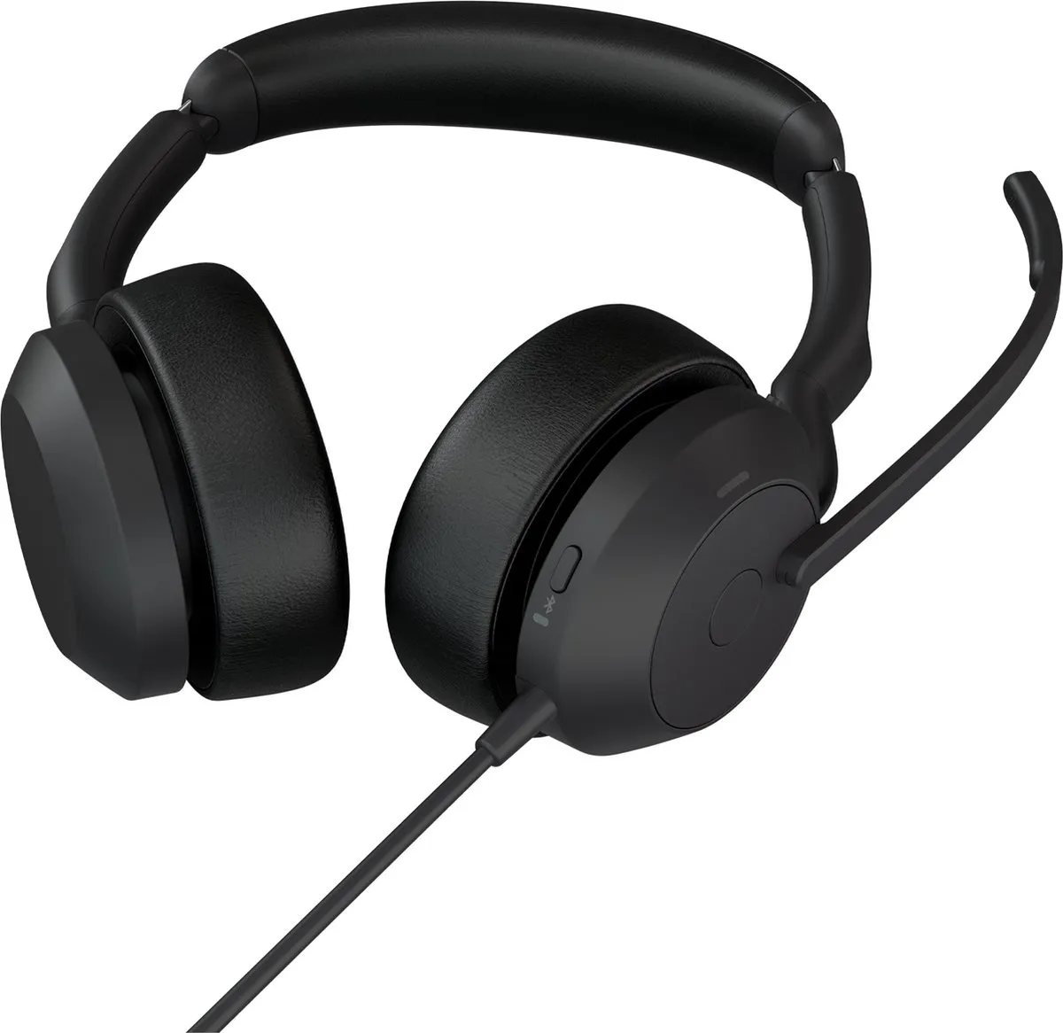 Jabra Evolve2 50 Headset - Bedraad & Draadloos - Zwart