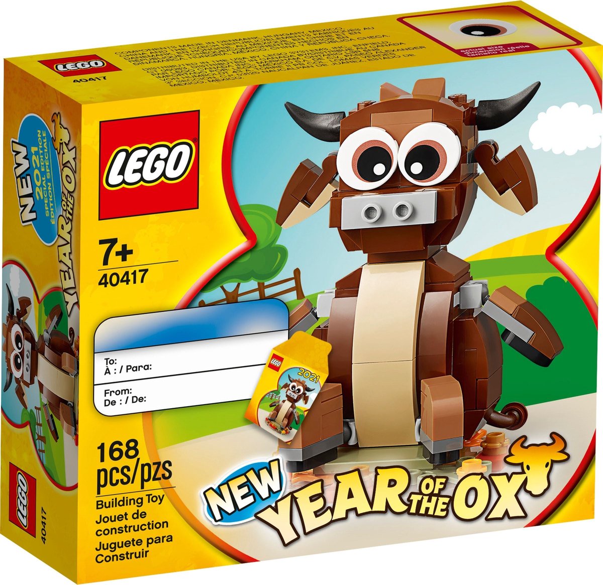Lego 40417 Het Jaar van de Os (actie product)