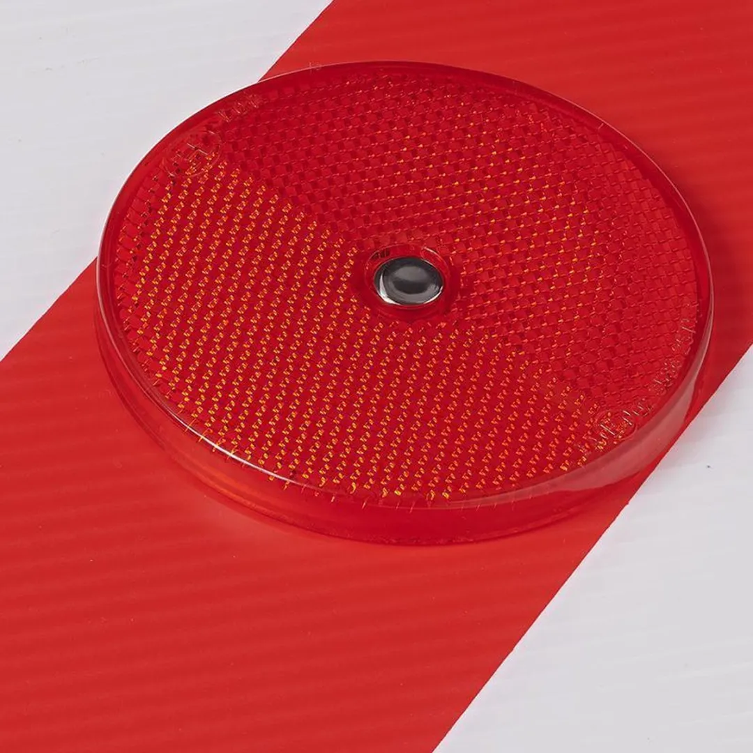 Carpoint Markeringsbord 50x50cm - Reflecterend Wit/Rood