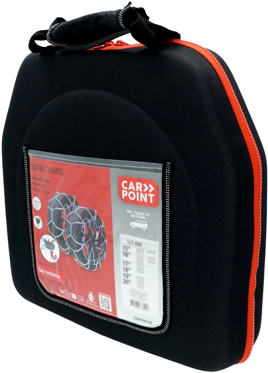 Carpoint RVX 225 Sneeuwkettingen - 16mm gehard staal - O Norm V5117/EN 16662