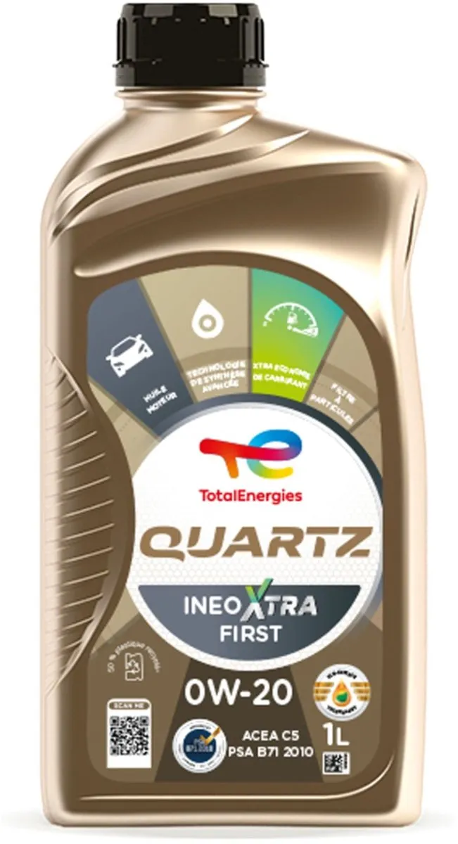 Total Quartz Ineo Xtra First 0W20 Motorolie 1L