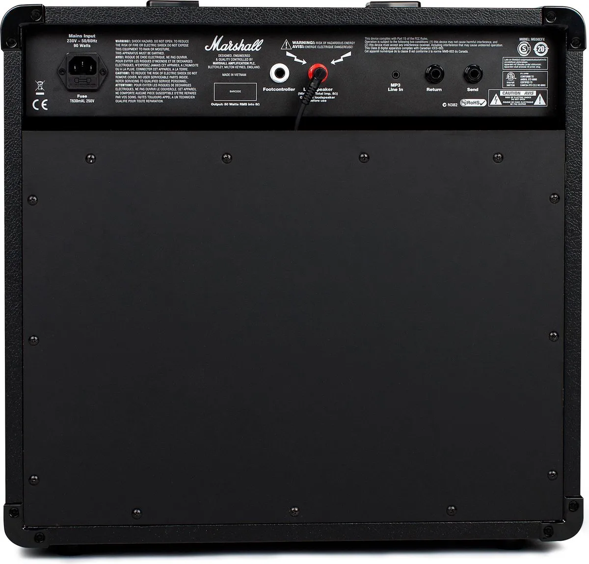 Marshall MG50GFX Gitaarversterker Combo 50W - Zwart
