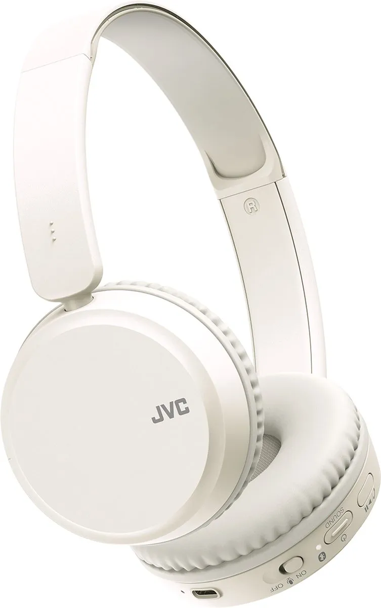 JVC HA-S36W-W Bluetooth Hoofdtelefoon - Wit - afbeelding 6 van 6