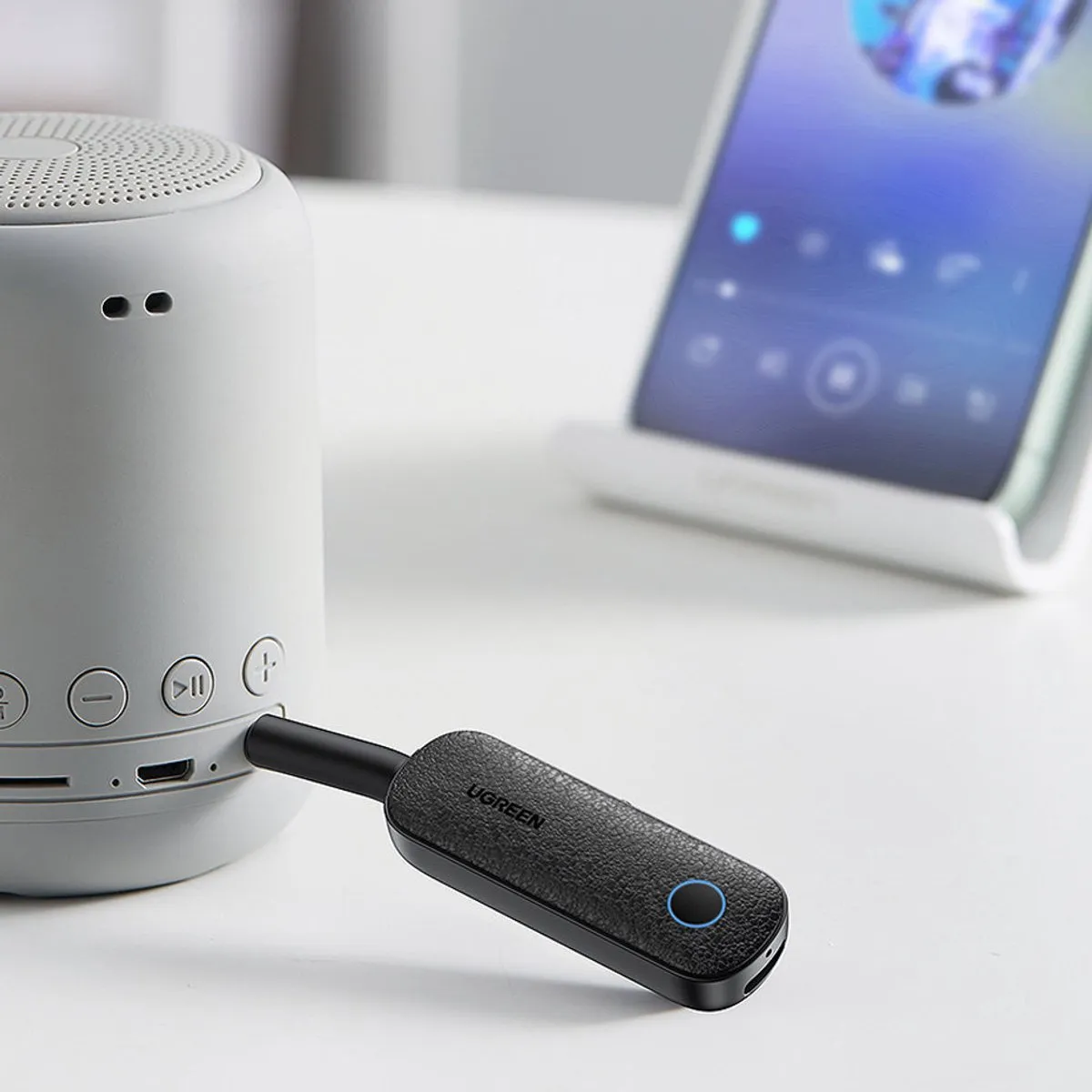 UGREEN CM403 Bluetooth Zender Ontvanger 3,5mm - Zwart