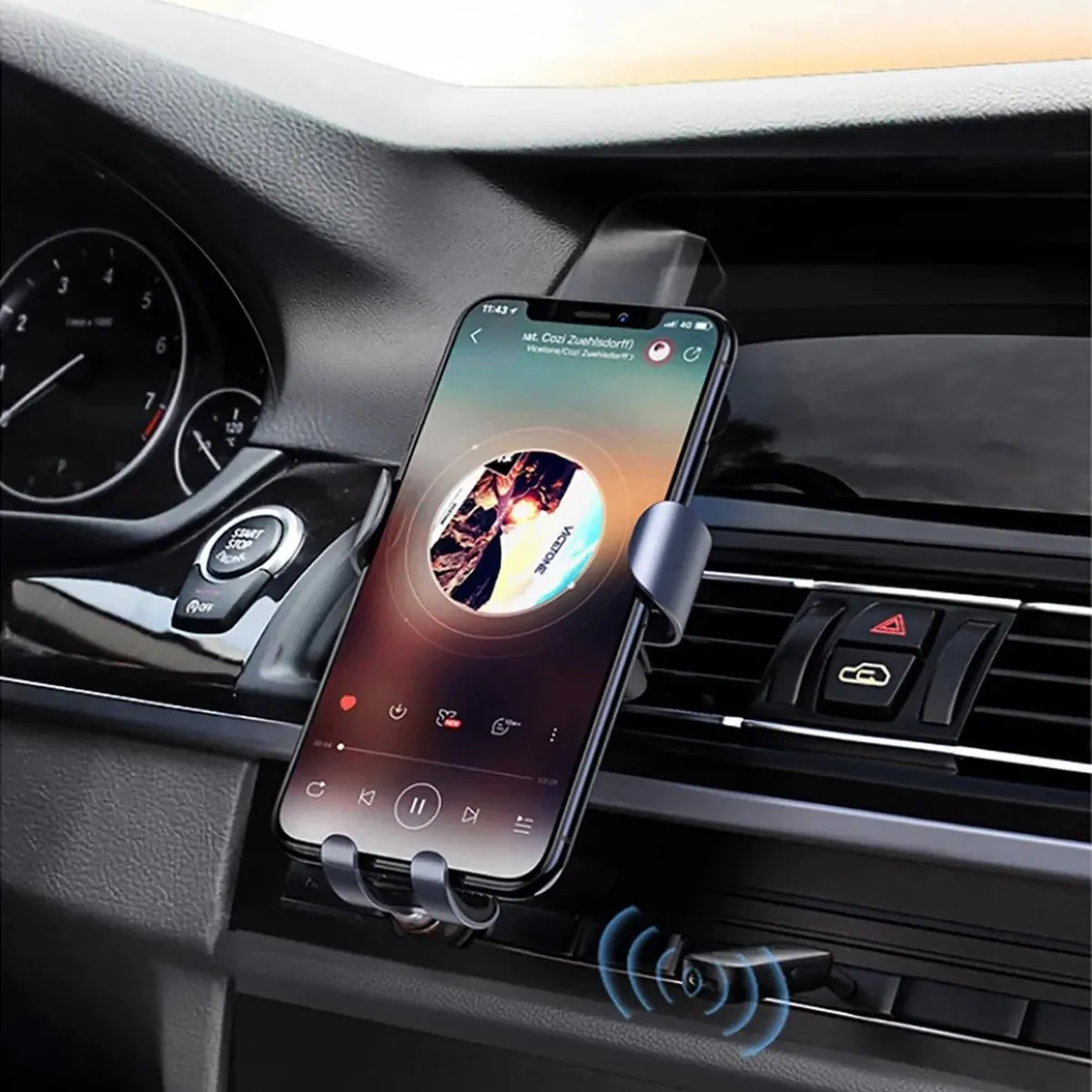 UGREEN CM403 Bluetooth Zender Ontvanger 3,5mm - Zwart - afbeelding 6 van 6