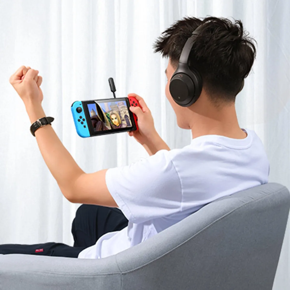 UGREEN CM403 Bluetooth Zender Ontvanger 3,5mm - Zwart